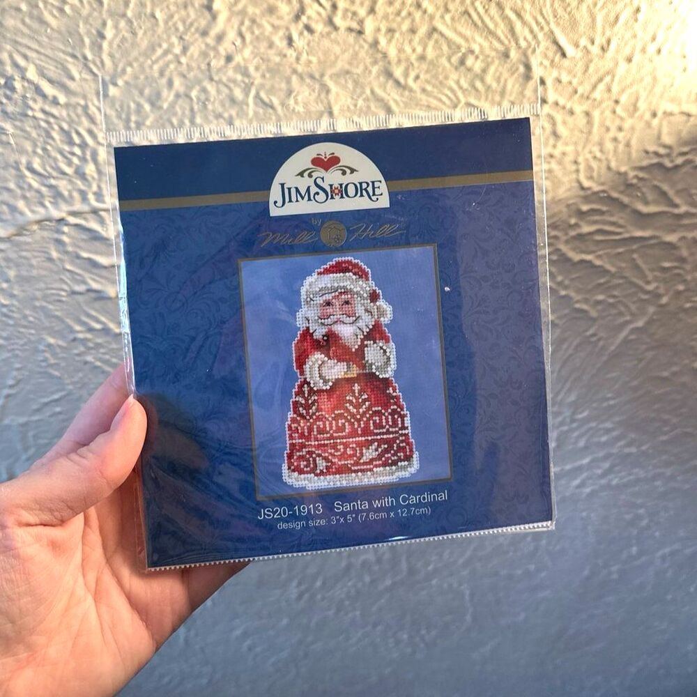 Holiday Craft Kits Mill Hill Jim Shore Santa Vintage New Berlin Cross Stitch